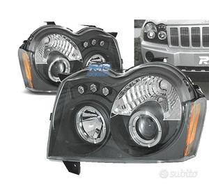 FARI OCCHI ANGEL LED JEEP GRAND CHEROKEE 05-08 NER