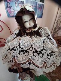 Bambola in stoffa anni '80