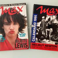 Rivista Max con calendario 1995 e poster
