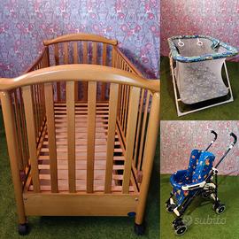 Lettino bambini + (Box e passeggino in OMAGGIO)