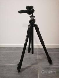 Cavalletto e testa Manfrotto