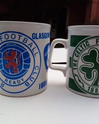 Tazze ufficiale Celtic e Rangers del 1981
