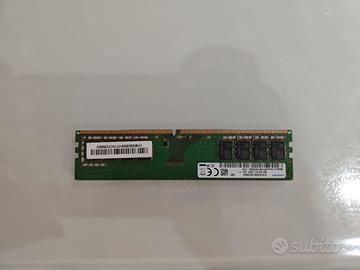 8 giga single stick di DDR4 ram