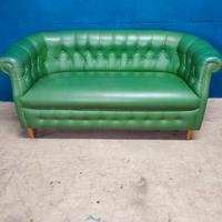 divano Chester Chesterfield vera pelle green Uk