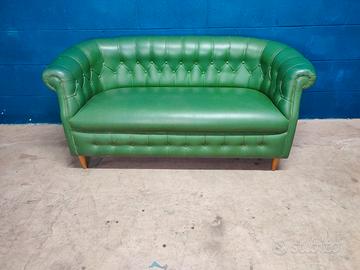 divano Chester Chesterfield vera pelle green Uk
