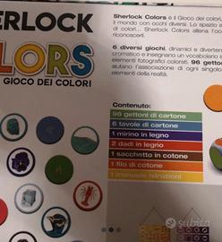 gioco educativo sherlock colors