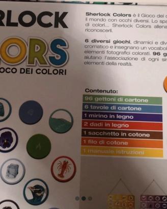 gioco educativo sherlock colors