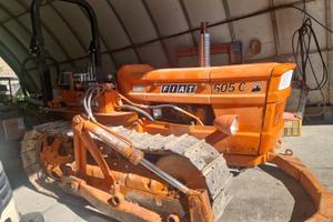 TRATTORE FIAT 605 MONTAGNA CON APRIPISTA