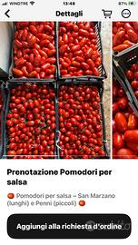 Pomodori san marzano o pomodoro tondo