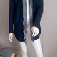 cardigan blu oltre