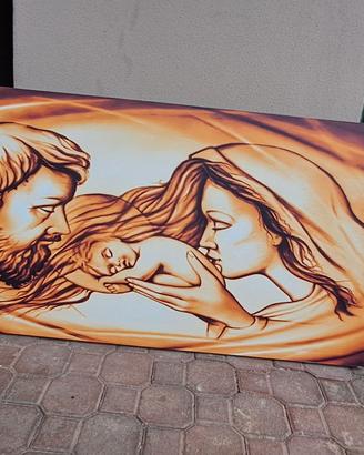 Canvas sacra famiglia