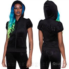 Felpa in velluto Killstar