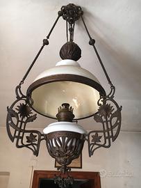 Lampadario antico fine '800