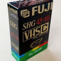 FUJI SHG45+10 VIDEOCASSETTA VHS-C 55 PAL SECAM
