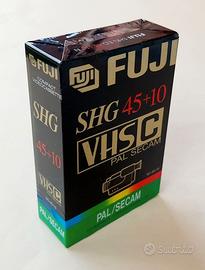 FUJI SHG45+10 VIDEOCASSETTA VHS-C 55 PAL SECAM