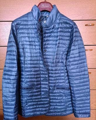 Piumino donna leggero azzurro tg. 44
