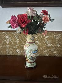 Vaso Vintage in Ceramica Decorata