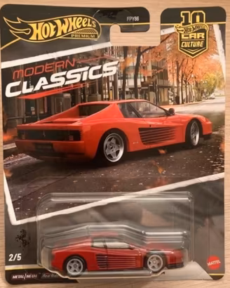 Hot Wheels Premium Testarossa