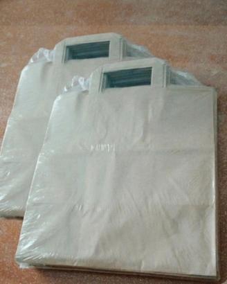 2 pacchi di shopper di carta 