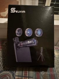 Selvim 4in1 Kit Obbiettivi Fotocamera Smartphone