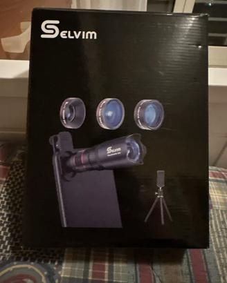 Selvim 4in1 Kit Obbiettivi Fotocamera Smartphone