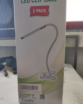 Lampada da Scrivania LED Con Clip