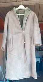 Montone Donna Giacca Shearling Original 44