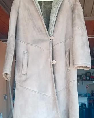 Montone Donna Giacca Shearling Original 44