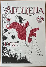 Poster vintage MANARA MILO VALPOLICELLA