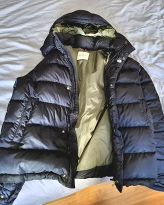 Moncler piumino  – Blu Notte/Verde  Taglia 4 (L/XL