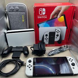 Nintendo Switch Oled completa Scatola Cavi