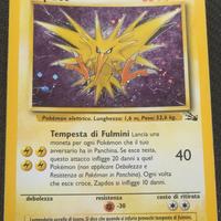 Pokemon Zapdos 15/62 Fossil Rara Holo Unlimited Wi