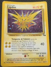 Pokemon Zapdos 15/62 Fossil Rara Holo Unlimited Wi