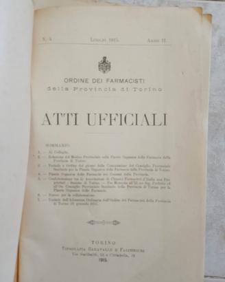 LIBRETTO ORDINE DEI FARMACISTI 