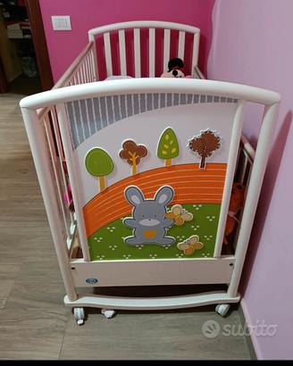  Culla della  Poli , più fasciatoio 