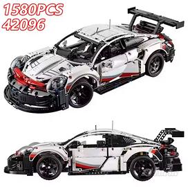 Porche 911RSR MOC 42096 Bricks con luci LED