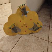 Lampadario "nuvola" a 3 faretti