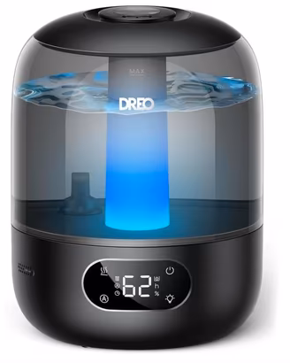 Dreo 3L Umidificatore Ambiente Bambini Silenzioso 