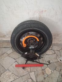 Ruota di scorta per 500x 500l  fiat doblo 