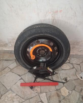 Ruota di scorta per 500x 500l  fiat doblo 