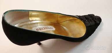 Scarpe décolleté vintage Beltrami in Camoscio