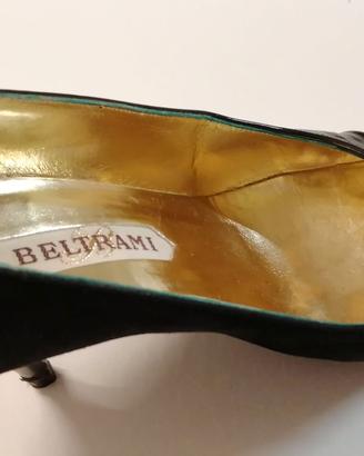 Scarpe décolleté vintage Beltrami in Camoscio