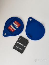 Coppia microSD da 512gb con adattatore e custodia