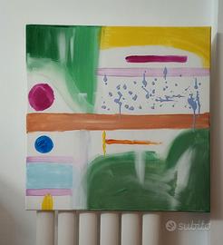 Tela acrilico fatta a mano