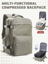 Zaino A Compressione Sottovuoto Beige