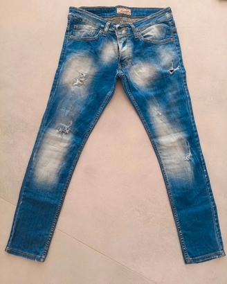 jeans uomo cinque paia taglia 46 e 44