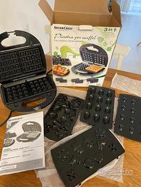 Piastra elettrica antiaderente per WAFFLE