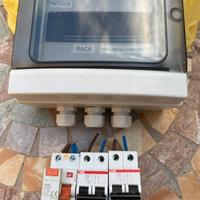 Quadro elettrico con differenziali e magnetotermic