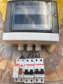 Quadro elettrico con differenziali e magnetotermic