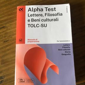 Libro preparazione test universitario